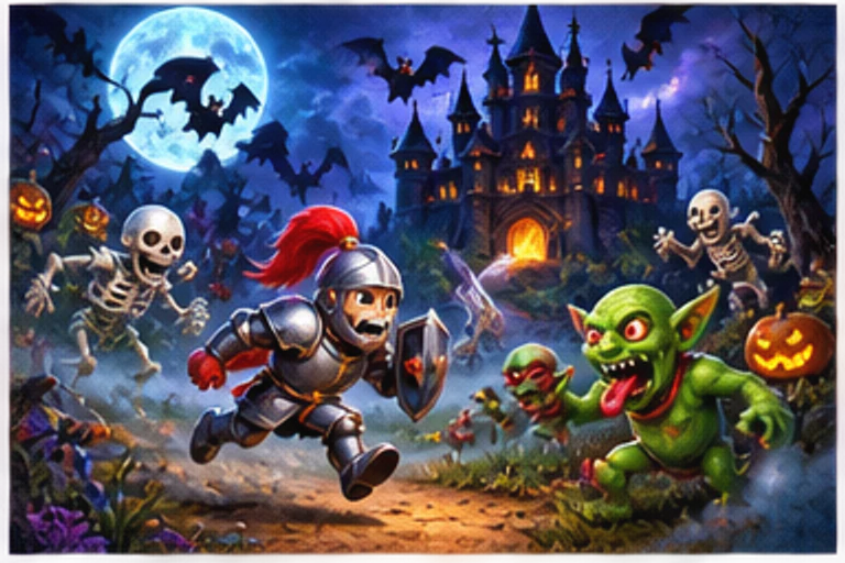 Ghost N Goblins game artwork
