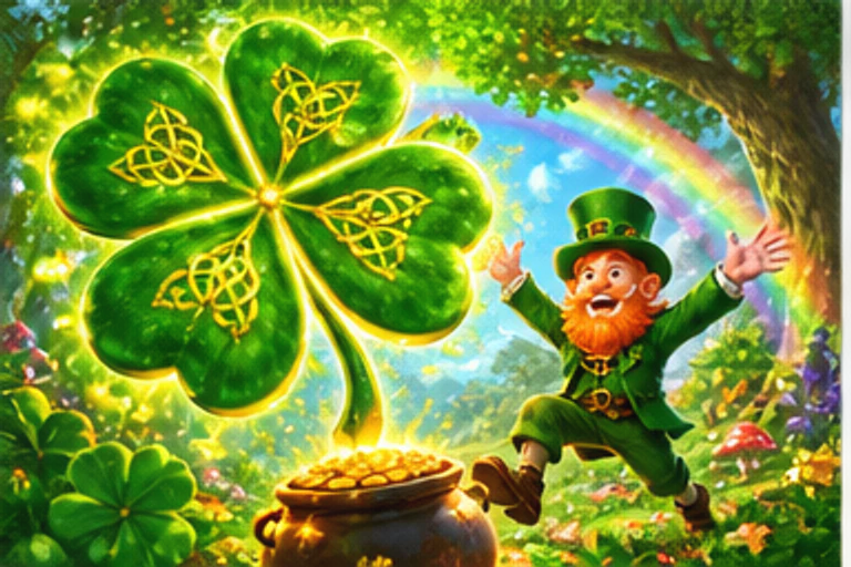 Green Shamrock game artwork