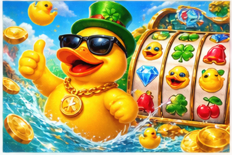 Lucky Duck Slots game artwork